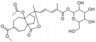 土槿皮乙酸-O-β-D-葡萄糖苷，分析标准品,HPLC≥95%