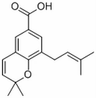 2,2-Dimethyl-8-prenylchromene 6-carboxylic acid，分析标准品,HPLC≥98%