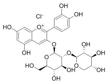 氯化失车菊素-3-O-桑布双糖苷,分析标准品,HPLC≥95%