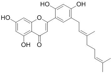 5'-香叶基-5,7,2',4'-四羟基黄酮,分析标准品,HPLC≥95%