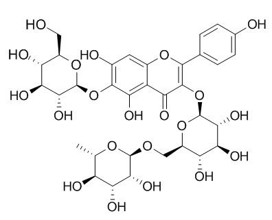 6-羟基山奈酚 3-芸香糖-6-葡萄糖苷,分析标准品,HPLC≥98%