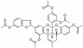 Mulberrofuran G pentaacetate，分析标准品,HPLC≥98%