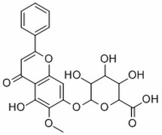 千层纸素A-7-0-β-D-葡萄糖醛酸苷,分析标准品,HPLC≥94%