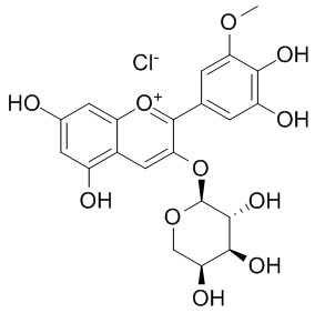 氯化矮牵牛素-3-O-阿拉伯糖苷,分析标准品,HPLC≥95%