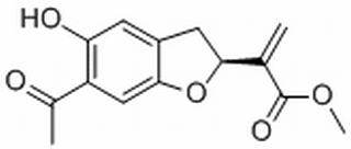 Methyl 2-(6-acetyl-5-hydroxy-2,3-dihydrobenzofuran-2-yl)propenoate，分析标准品,HPLC≥98