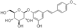 去氧土大黄苷；甲基虎杖苷，分析标准品,HPLC≥98%